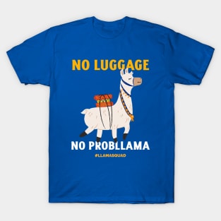 Funny Cute Llama Alpaca Travel T-Shirt